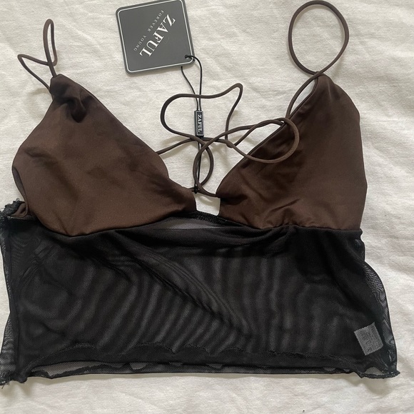 Zaful mesh crop top - Picture 2 of 2